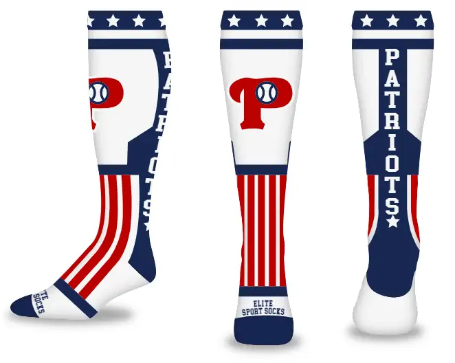 Patriotic - Knee-high - Patriotic Style Socks