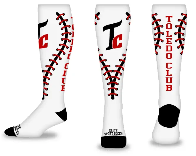 Baseball - Knee-high - Seam Style Socks