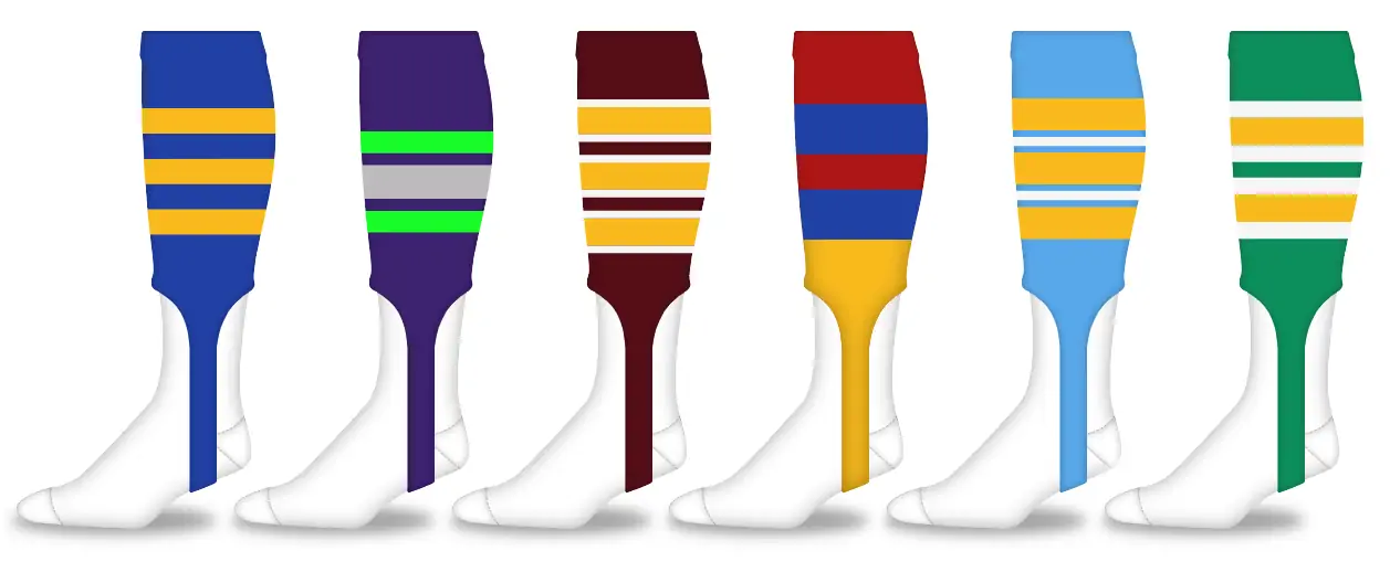 Quick Turn Stirrup Stripe Designs - Stirrup - Stripes Style Socks